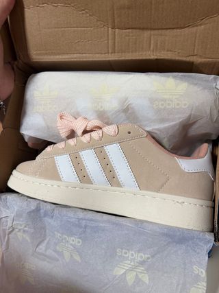 Adidas Campus Beige y Rosa Talla [Talla]
