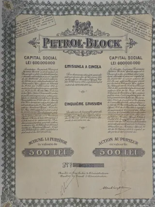 Lote Acciones Petrol-Block, Steaua Romana.