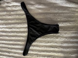 Conjunto Bikini Negro, Azul y Dorado