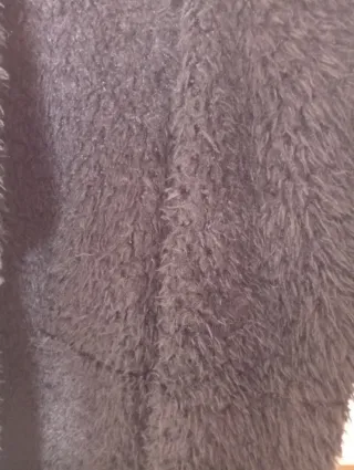 Chaqueta étnica con forro de pelo