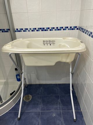 Bañera bebé con soporte plegable