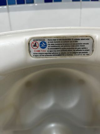 Bañera bebé con soporte plegable