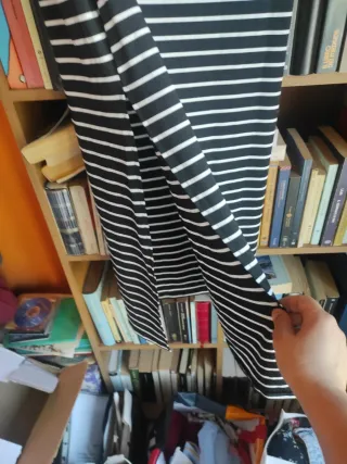 Gonna lunga a righe taglia L