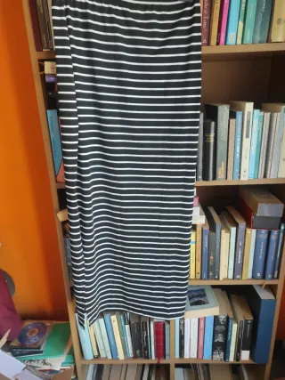 Gonna lunga a righe taglia L