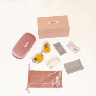 Gafas Miu Miu Nuevas con Cristales Amarillo