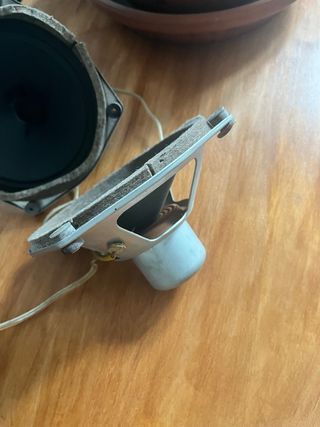 Altavoces vintage para mueble tocadiscos