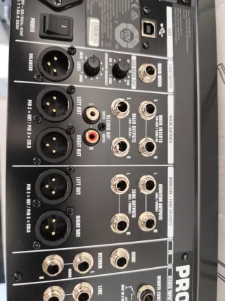 Mesa Mezcladora DJ Profesional 7 Canales