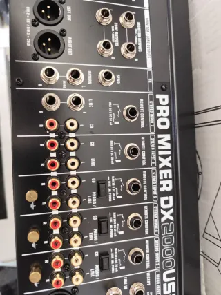 Mesa Mezcladora DJ Profesional 7 Canales