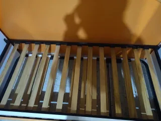 Cama nido 90x190 naranja y blanco