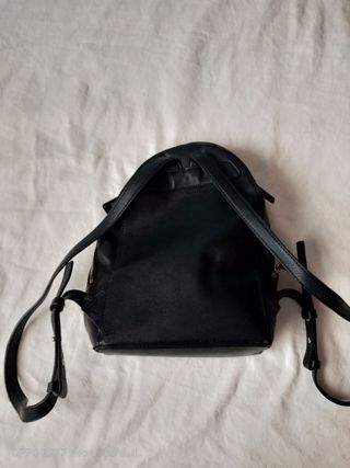 Mochila Tommy Hilfiger Negra Cuero