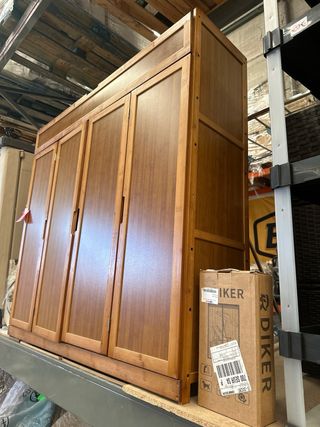 Armario zapatero de bambú