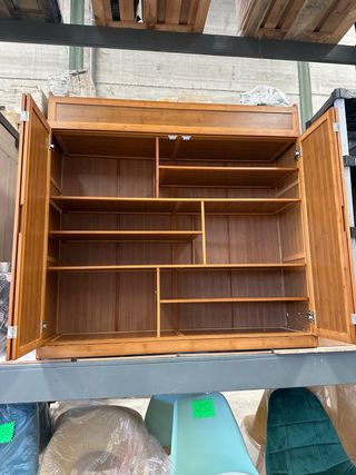 Armario zapatero de bambú