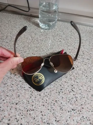 Gafas de sol Ray-Ban Marrón y Dorado