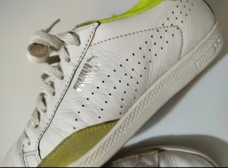 Se regalan zapatillas Puma de Piel Blancas y Verde