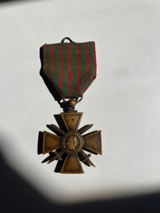 Cruz de Guerra Francesa 1ª Guerra Mundial