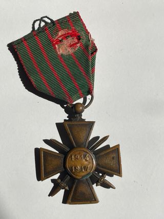 Cruz de Guerra Francesa 1ª Guerra Mundial