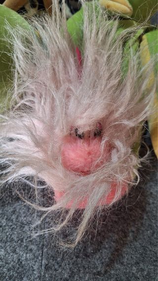 Lote 7 peluches animales: oso, conejo, vaca, pulpo