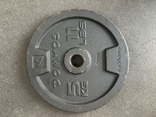 Discos pesas y barra