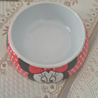Ciotola Minnie Disney a pois rossi