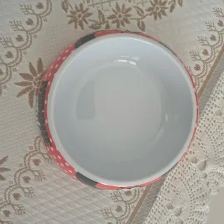 Ciotola Minnie Disney a pois rossi