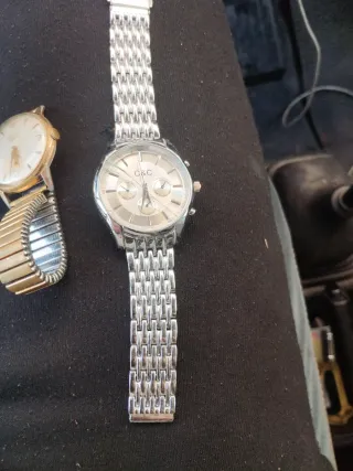 Reloj C&C Dorado y Plateado