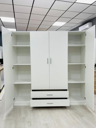 Armario 4 puertas blanco