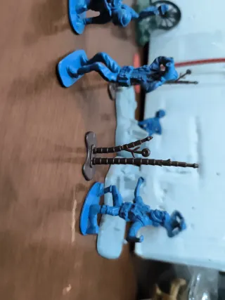 Soldatini vintage blu