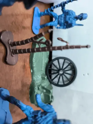 Soldatini vintage blu