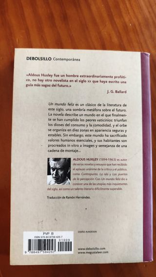 Un mundo feliz / Brave New World (Spanish Edition)