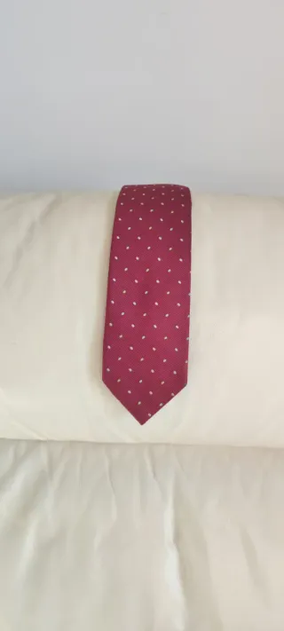 Set 3 cravatte 100%seta fantasia bordeaux noBrand