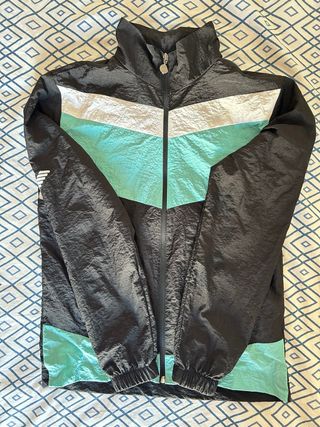 Chaqueta EA7 niño negra y verde