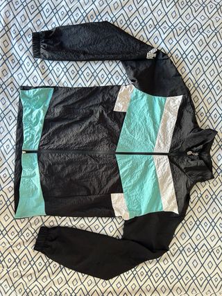 Chaqueta EA7 niño negra y verde