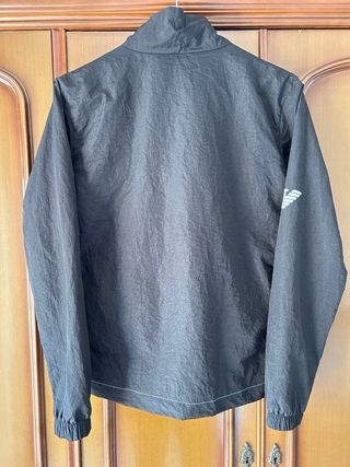 Chaqueta EA7 niño negra y verde