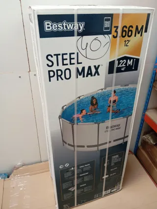 Piscina Bestway Steel Pro MAX 3.66m x 1.22m