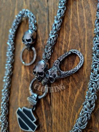 Catena Portafoglio Harley Davidson BS black