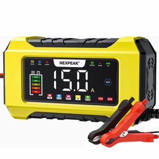 Cargador Baterías Coche Moto NEXPEAK 12V/24V