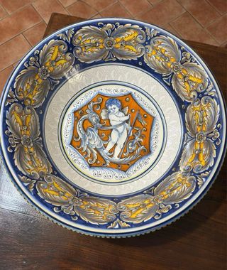 Centro tavola Deruta Boccini Luigi ceramica