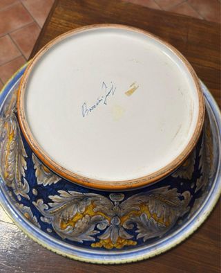 Centro tavola Deruta Boccini Luigi ceramica