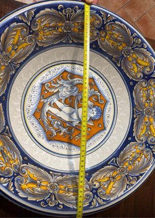 Centro tavola Deruta Boccini Luigi ceramica