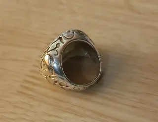 Conjunto Tous Anillo y Pendientes Plata tallados