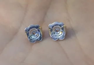 Conjunto Tous Anillo y Pendientes Plata tallados