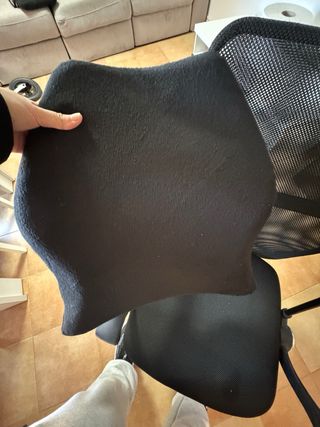 Silla de oficina ergonómica negra