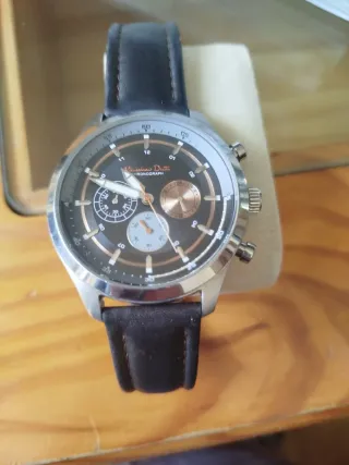 Reloj Massimo Dutti Cronógrafo Negro/Plata