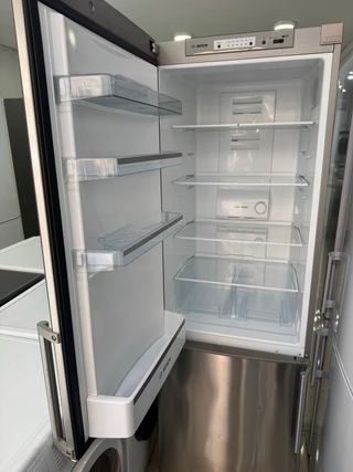 Nevera Bosch Combi Acero Inoxidable