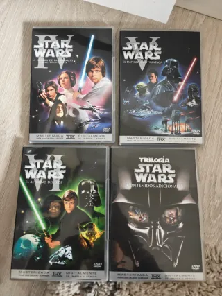 Trilogía Star Wars DVD (Episodios IV, V, VI)