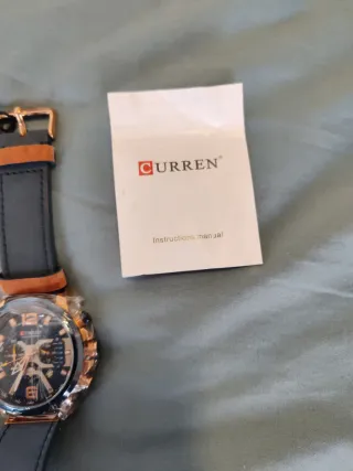 Reloj Curren Nuevo Azul y Dorado