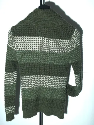 Cardigan Tommy Hilfiger Denim Verde Militare tg XS