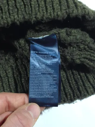 Cardigan Tommy Hilfiger Denim Verde Militare tg XS