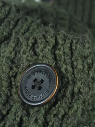 Cardigan Tommy Hilfiger Denim Verde Militare tg XS