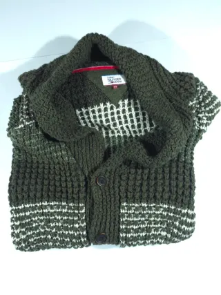 Cardigan Tommy Hilfiger Denim Verde Militare tg XS